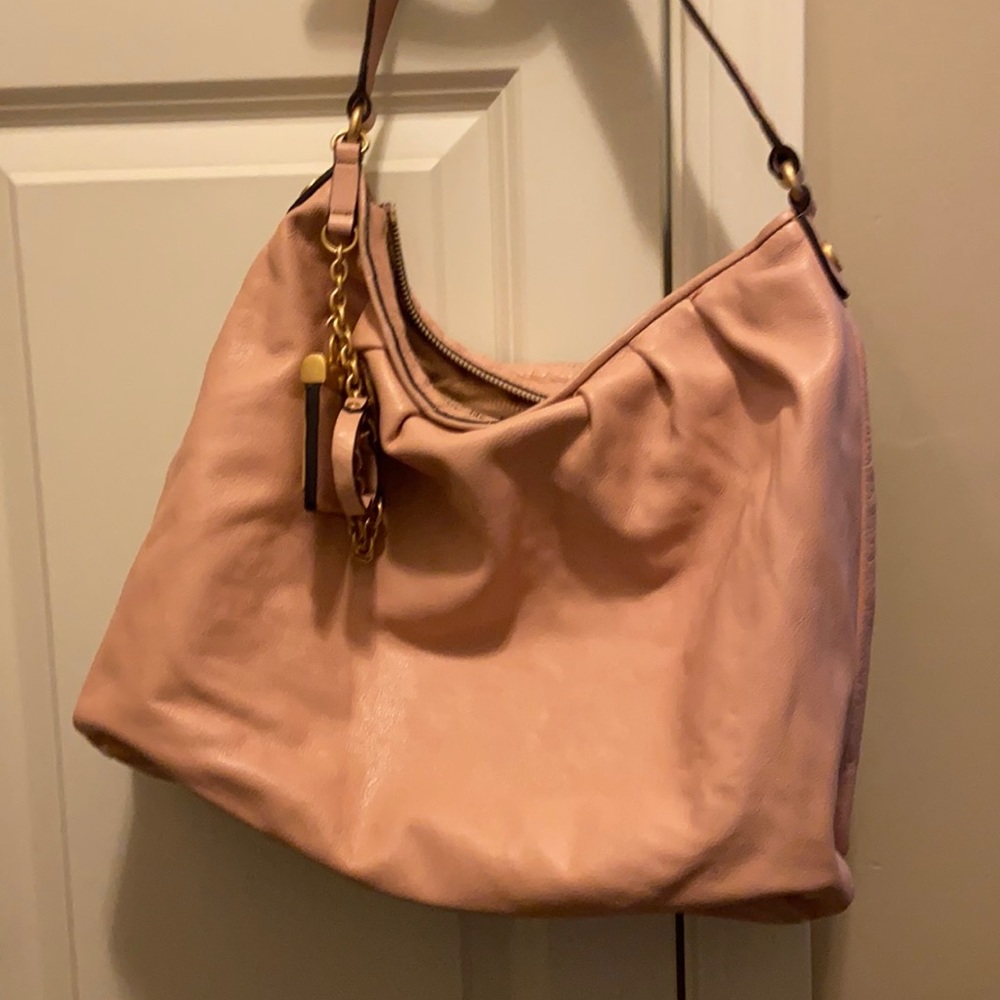 Pink leather juicy couture bag